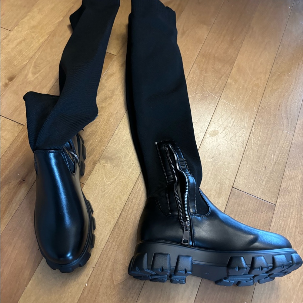 Stocking boots. NWT. Size 7